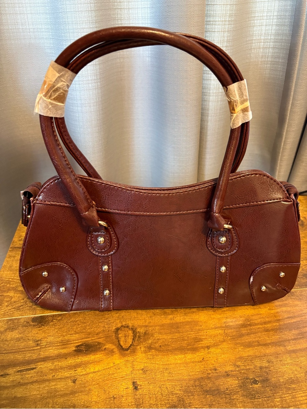 Chocolate Brown Shoulder Bag JC Fashion Y2K NWT - Picture 2 of 14